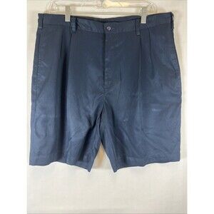 Bolle Golf Shorts Mens Size 36 Pleated Front Navy Blue Performance Shorts